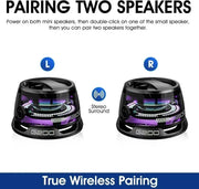 Bluetooth Speaker Portable G200 RGB Lighting Magnetic Speaker BT5.3 Mini Sound Box 7 Hours Playback Phone Holder